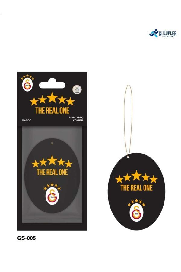 Galatasaray Resmi Lisanslı 5 Yıldızlı Logo Real One Tasarım Mango Oto Kokusu - Image 1