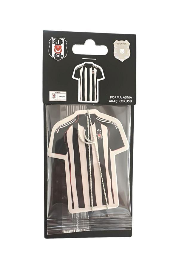 Beşiktaş Resmi Lisanslı Klasik Çubuklu Forma Asma Oto Kokusu - Image 1