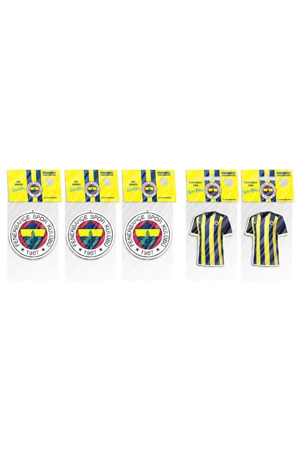 Fenerbahçe 3 Adet Arma Kokusu, 2 Adet Forma Oto Kokusu - Image 1