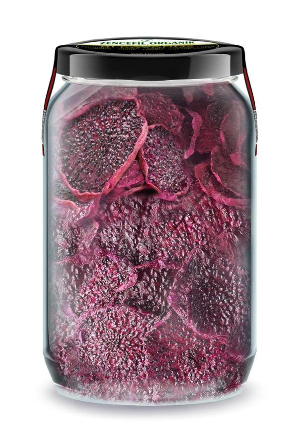 Ejder Meyvesi Kurusu Bi Kavanoz 660 cc. Cam Kavanozda Katkısız Pitaya Pure Dried Red Dragon Fruit - Image 1