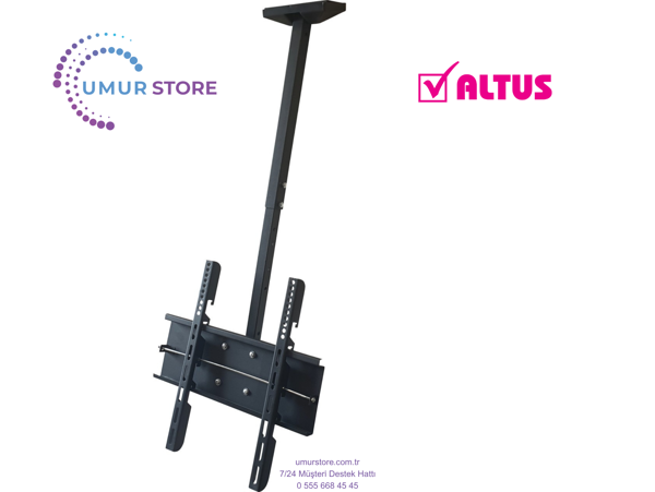 Altus Al65 Uhd 9823 4k Ultra Hd 65" 165 Ekran Uydu Alıcılı Smart Lcd Led Tv Kilitli Hareketli Tavan  - Image 1