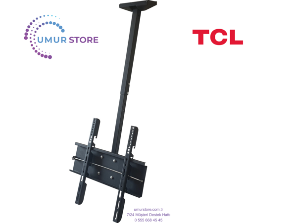 TCL 55T7B 55" 139 Ekran Uydu Alıcılı 4K Ultra HD Smart Google QLED Pro Lcd Led Tv Kilitli Hareketli  - Image 1