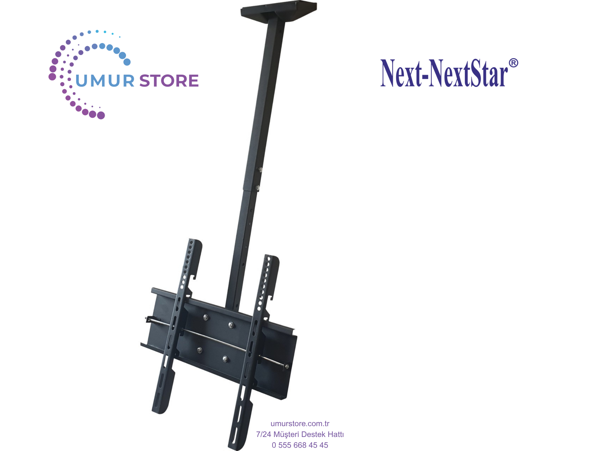 Next NextYE-55GFSG8-4K 55" 140 Ekran UHD 4K Google Lcd Led TV Kilitli Hareketli Tavan Askı Aparatı - Image 1