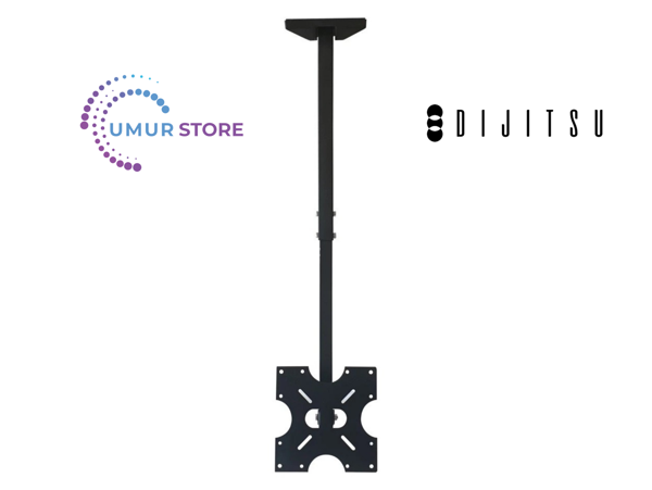 Dijitsu 32 D 18000 32'' 82 Ekran Uydu Alıcılı HD Lcd Led TV Hareketli Tavan Askı Aparatı - Image 1