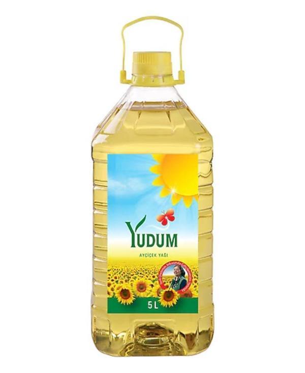 Yudum Ayçiçek Yağı 5 Litre Pet (Hafif ve Lezzetli) - Image 1