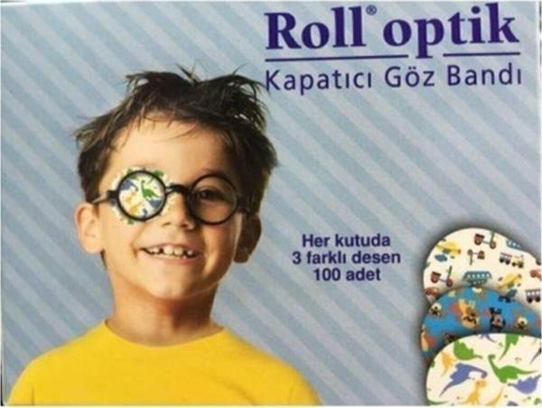 Kurtsan Roll Optik Göz Kapama Bandı 100 Adet Erkek Çocuk - Image 1