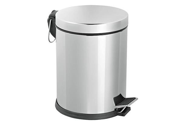 İzmir Fırça Luna 20  lt. paslanmaz pedallı  çöp kovası - 4100559530 - Image 1
