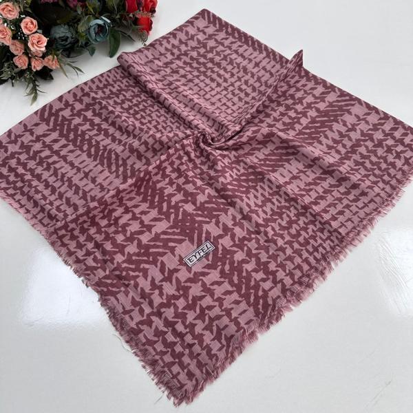 Eyfel Flamlı Pamuklu Eşarp PFE2609 - Image 1