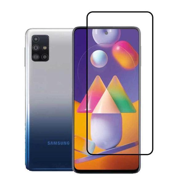 Galaxy M31S Zore Kenarları Kırılmaya Dayanıklı Cam Ekran Koruyucu - Image 1