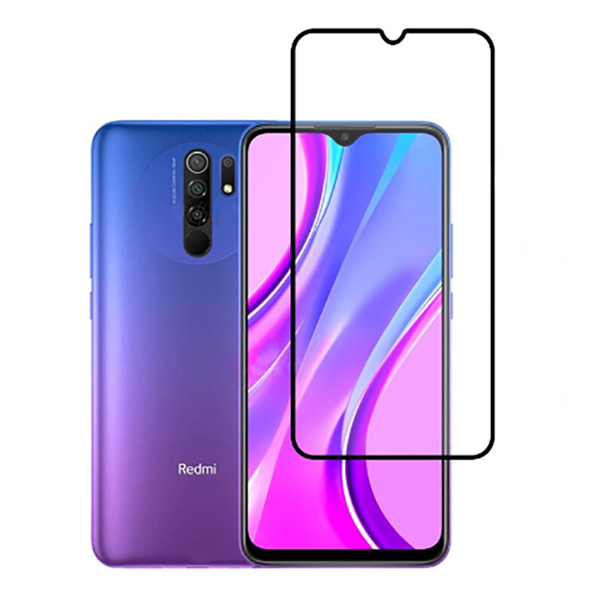 Xiaomi Redmi 9 Zore Kenarları Kırılmaya Dayanıklı Cam Ekran Koruyucu - Image 1