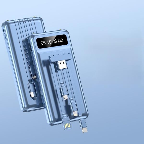 Kendinden Kablolu 10.000 MAH Powerbank - Image 1