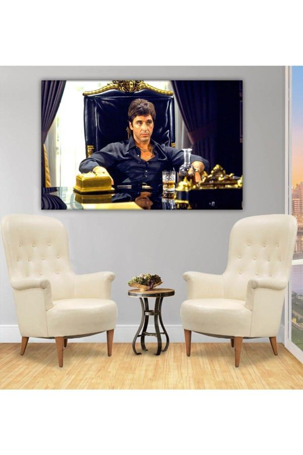 Siyah Al Pacino Kanvas Tablo - Image 1
