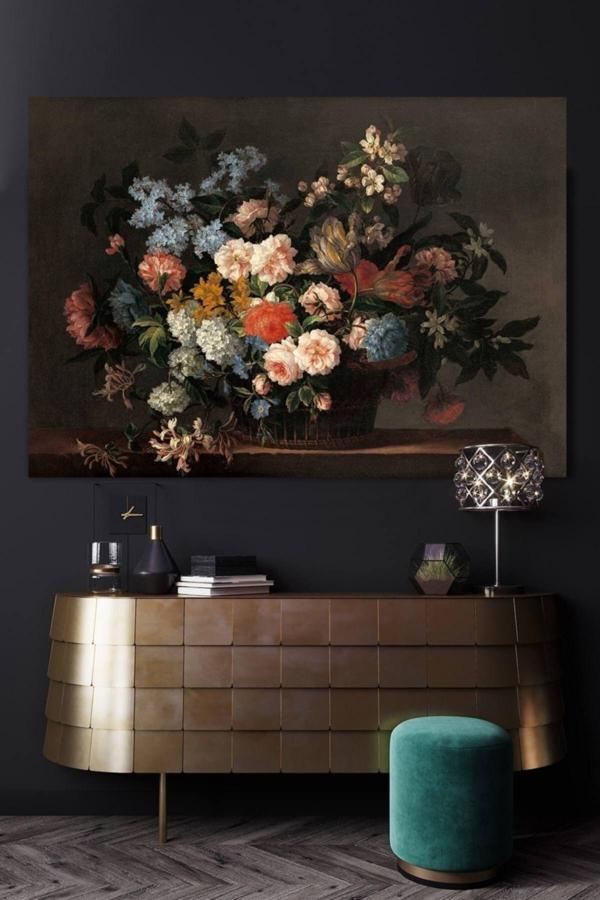 Çiçek Resimli Duvar Dekorasyon Kanvas Tablo Ççkt-570-116 - Image 1