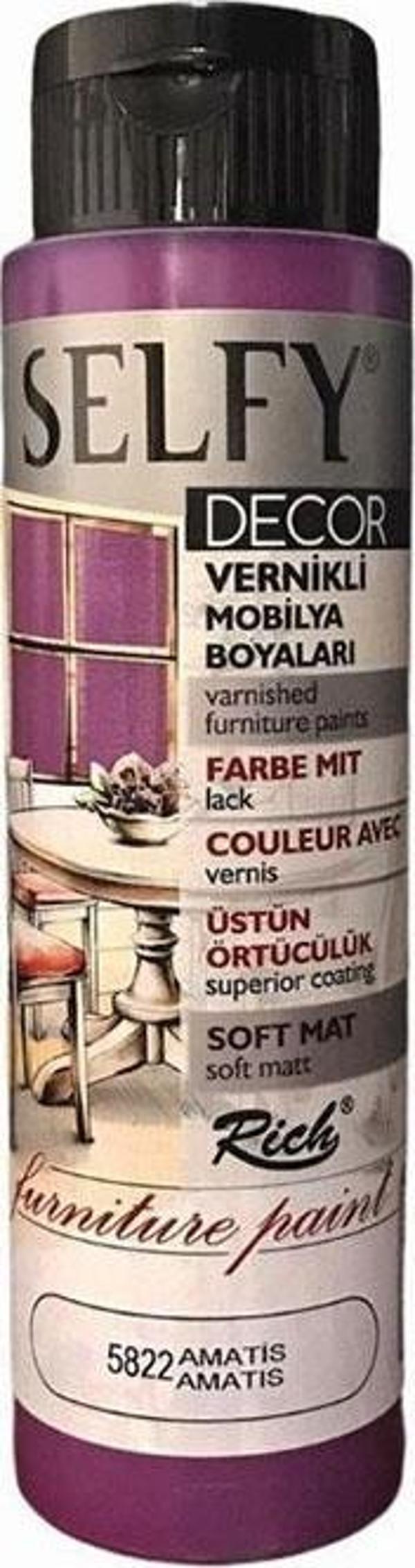 Rich Selfy Decor Vernikli Boya Amatis 500 cc - Image 1