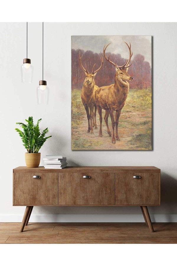 Rosa Bonheur Ormanın Hükümdarları Kanvas Tablo - Image 1