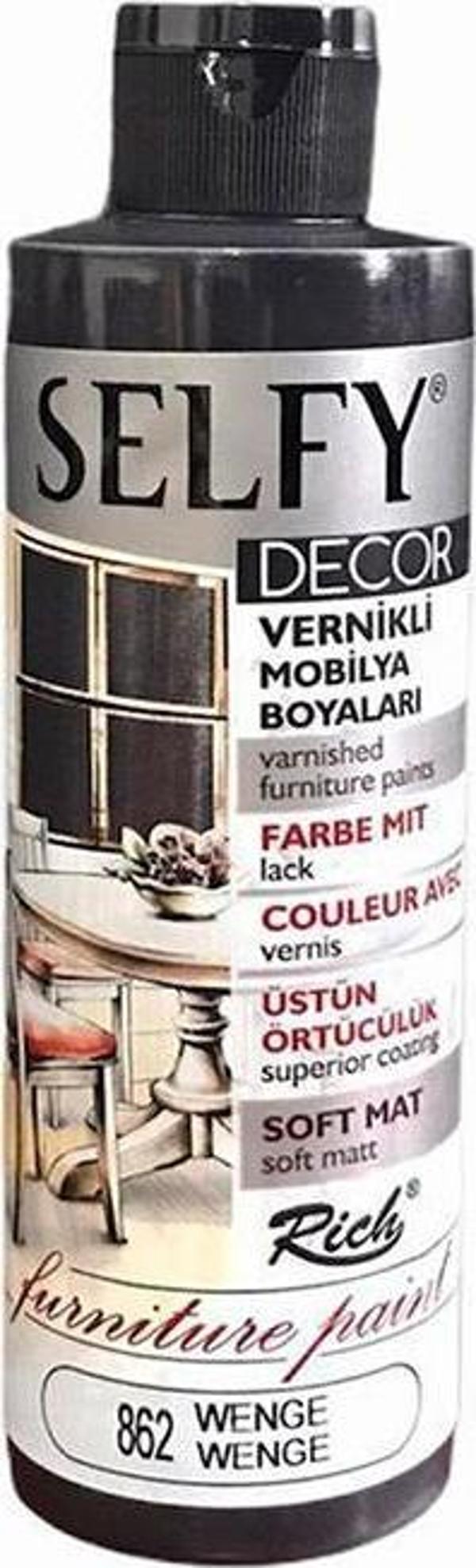 Rich Selfy Decor Vernikli Boya Wenge 240 cc - Image 1