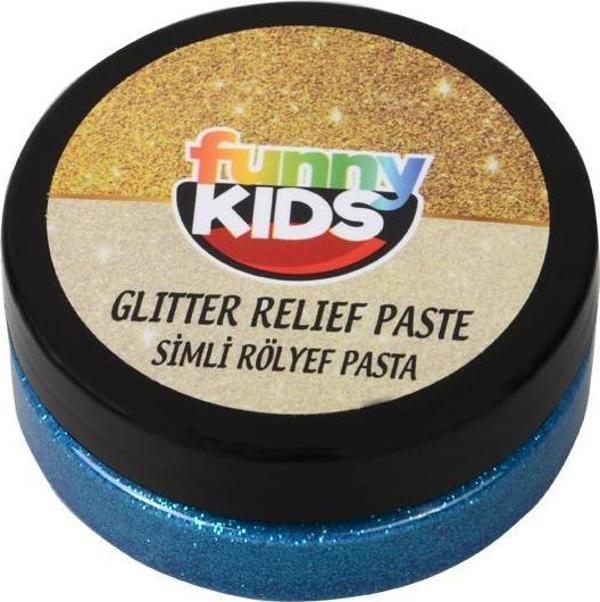 Funny Kids Simli Rölyef Pasta Turkuaz 50 cc - Image 1