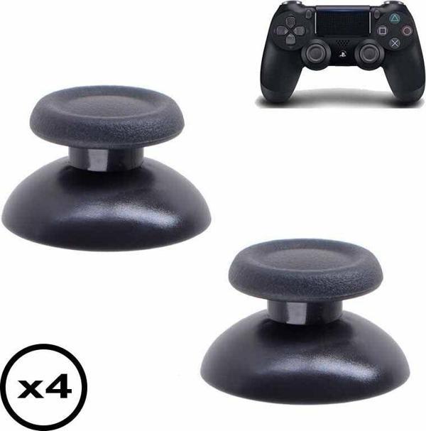 4 Adet Ps4 Analog Topuz Yedek Parça Ps V1 V2 Tüm Ps4 Kollara Uyumlu Ps4 Analog Thumb Stick - Image 1