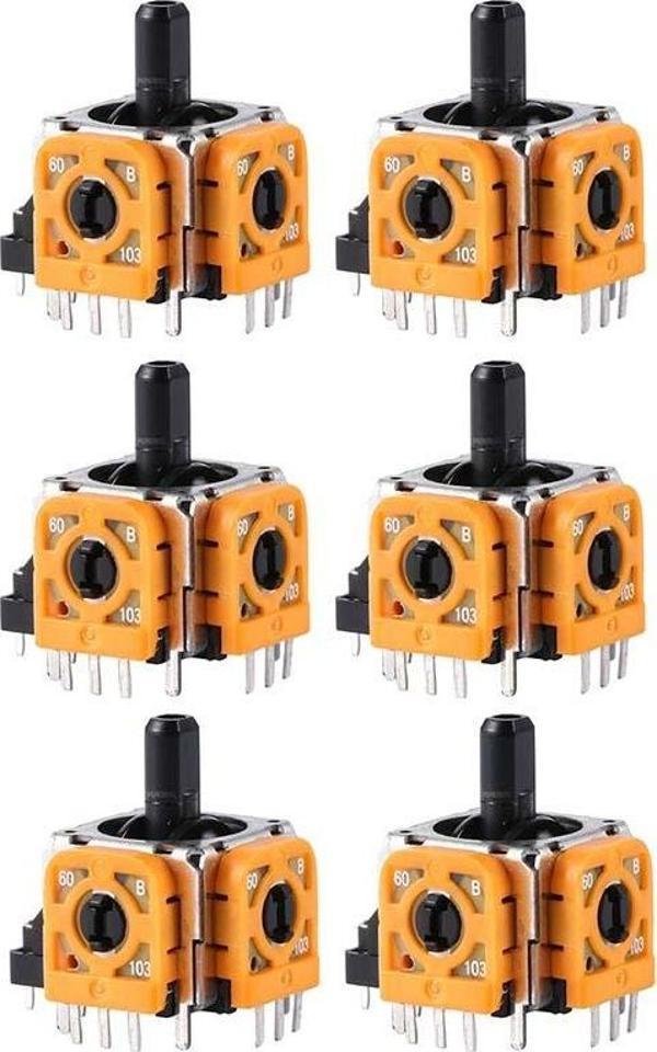 6 Adet PS4 Analog Motor 001 011 020 030 040 050 055 Playstation 4 Kol Tamir Orjinal Yedek Parça - Image 1