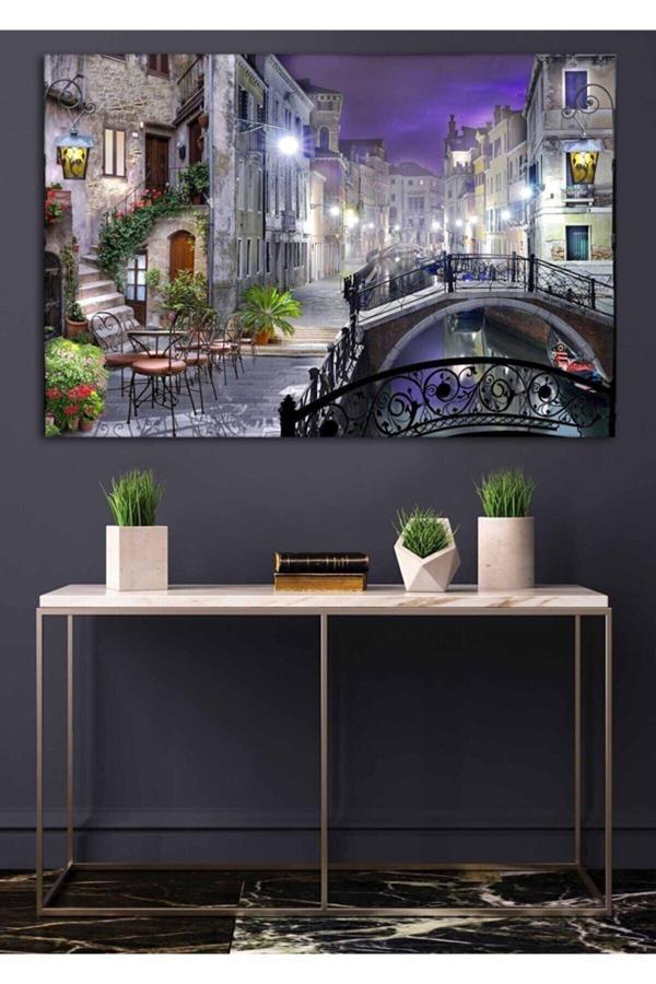 Istanbul Manzara Resimleri Duvar Dekorasyon Kanvas Tablo - Image 1