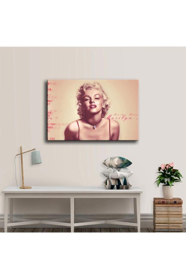Marilyn Monroe Sanatsal Baskı Kanvas Tablo - Image 1