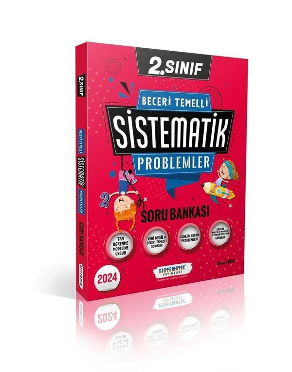 2.Sınıf Beceri Temelli SİSTEMATİK Problemler Soru Bankası Sistematik Yayınları - Sistem Yayıncılık - Image 1