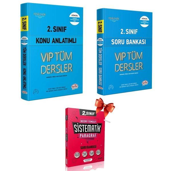 Editör Yayınevi 2. Sınıf VIP Tüm Dersler Konu Soru Set + Sistematik 2.Sınıf Beceri Paragraf Soru - Editör - Image 1