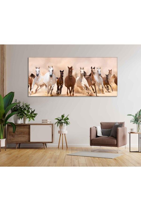 At Resimli Dekorasyon Kanvas Tablo - Image 1