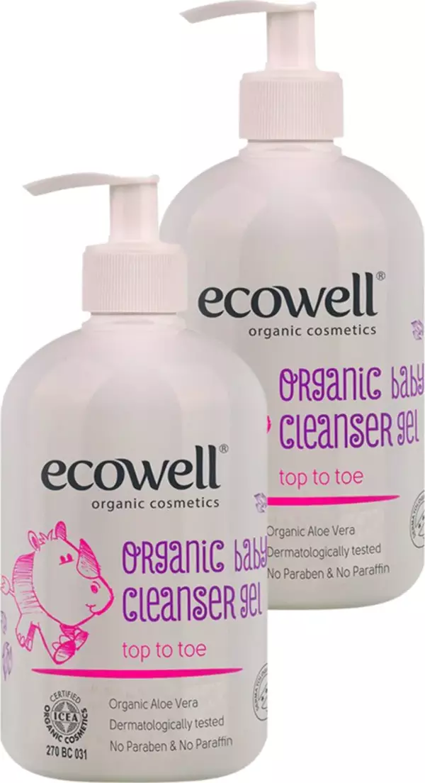 Ecowell Organik Bebek Temizleme Jeli 2'li - Image 1