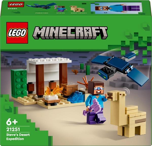 LEGO Minecraft® 21251 Steve'in Çöl Keşfi +6 Yaş (75 Parça)  - Image 1