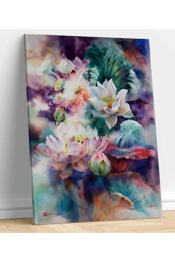 Çiçekli Kanvas Tablo - Image 1