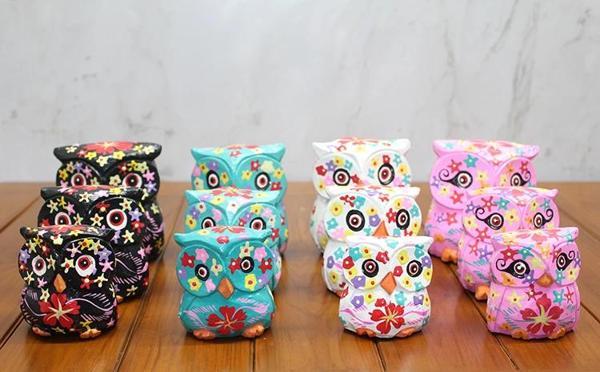 MDB Ahşap 3'lü Baykuş Seti Model 3 - Image 1