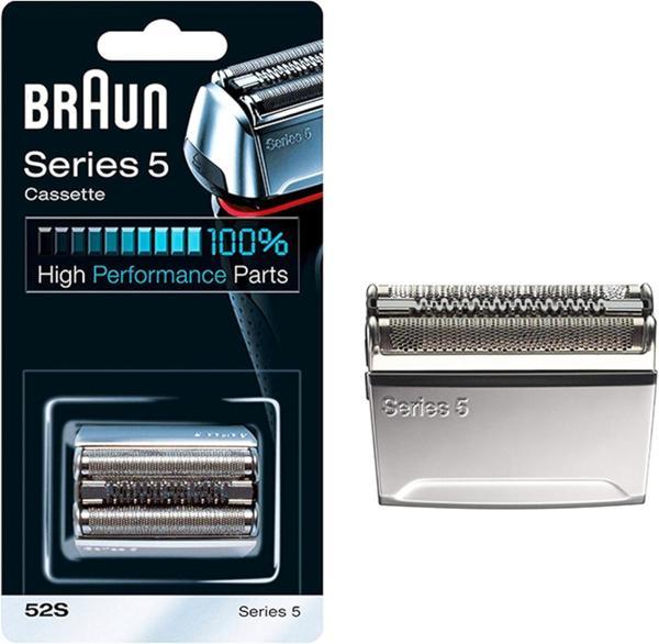 Braun 5 Serisi Tıraş Makinesi Yedek Başlığı 52S (Gümüş) - Image 1