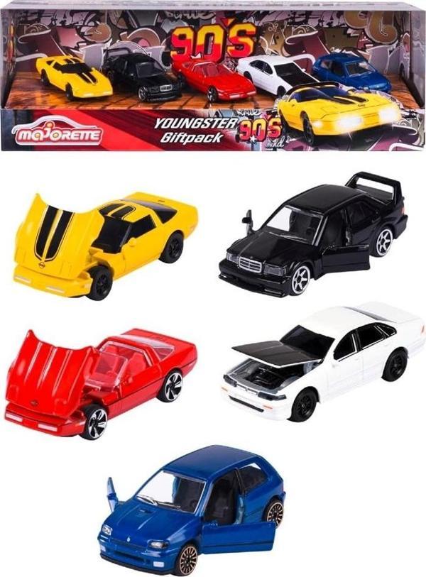 Majorette Giftpack 5'li Arabalar Serisi 90's Youngster - Image 1