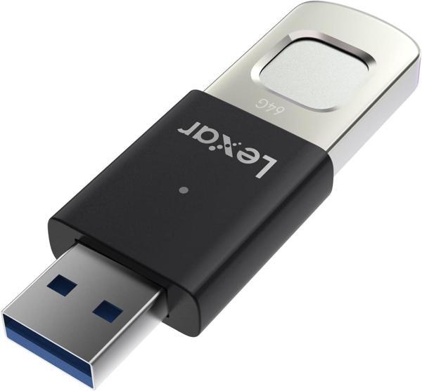 Lexar Jumpdrive Fingerprint F35 Pro 64 Gb Usb 3.0 Flash Sürücü, 300 Mb/S'Ye Kadar Okuma/150 Mb/S Yaz - Image 1