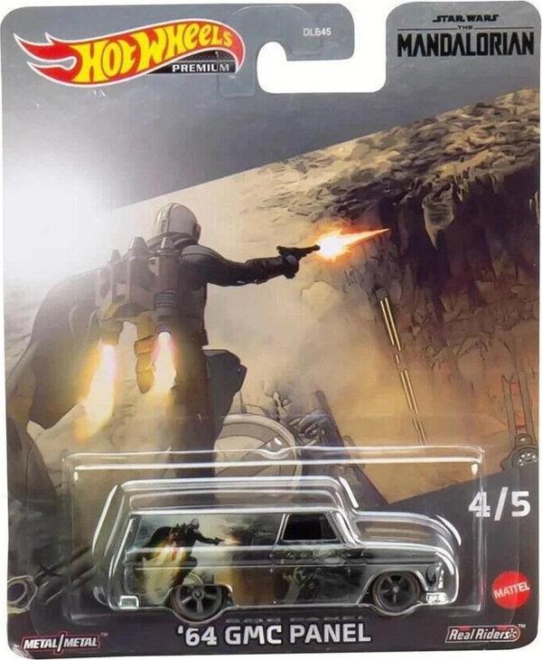 Hot Wheels Premium Star Wars Mandalorian '64 GMC Panel HKC94 - Image 1