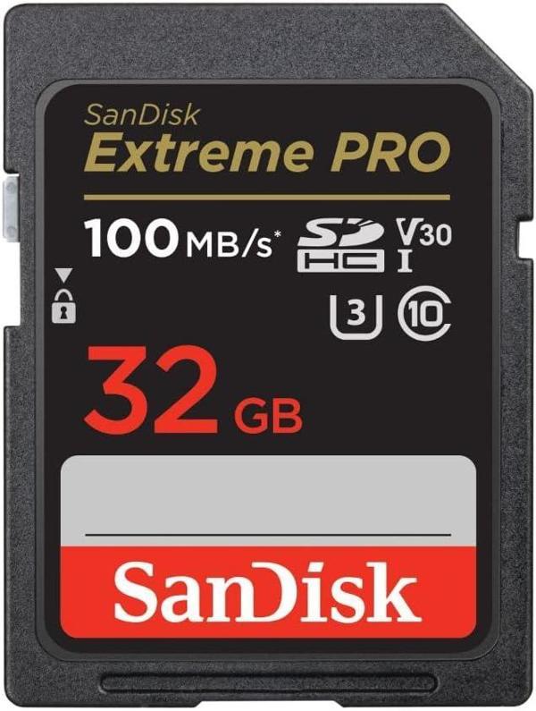 Sandisk 32Gb Extreme Pro Rescuepro Deluxe Sdhc+Kart, 100Mb/S'Ye Kadar, Uhs-I, Sınıf 10, U3, V30 - Image 1