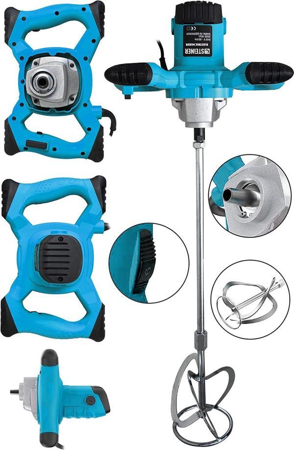 Steiner Alman 2800 Watt Bakır Sargı 6 Kademeli Alçı Boya Ve Harç Karıştırıcı Mikser Mvi - Image 1
