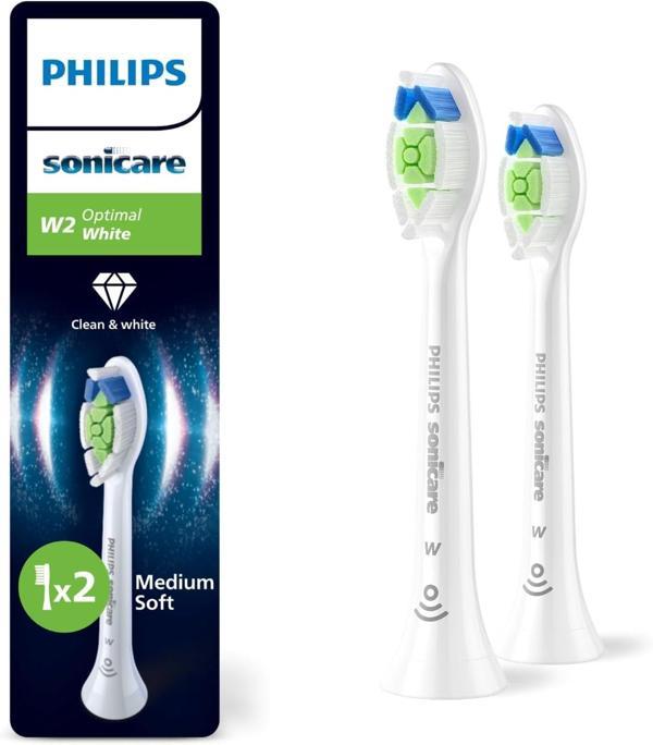 Philips Sonicare Optimal 2'Li Yedek Başlık, Beyaz - Hx6062/87 - Image 1