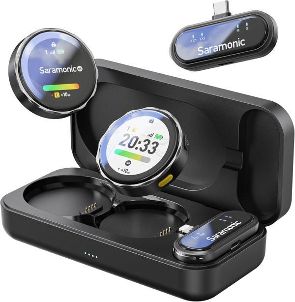 Saramonic Blinkme U2 Kablosuz Yaka Mikrofonu, Android Tip C Akıllı Telefon Iphone 15 Gürültü Engelle - Image 1