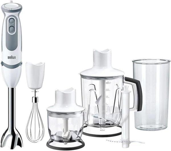 Braun Multiquick 5 El Blenderi Mq5245Wh, 1000 W, 1.25 L, 600 Ml Ve 350 Ml Hazne, Beyaz - Image 1