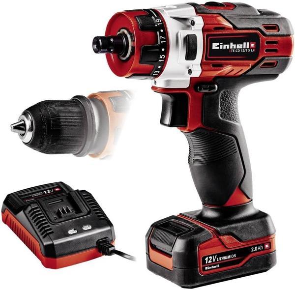 Einhell Te-Cd 12/1 X-Li (1X2,0Ah), Akülü Vidalama - 4513592 - Image 1