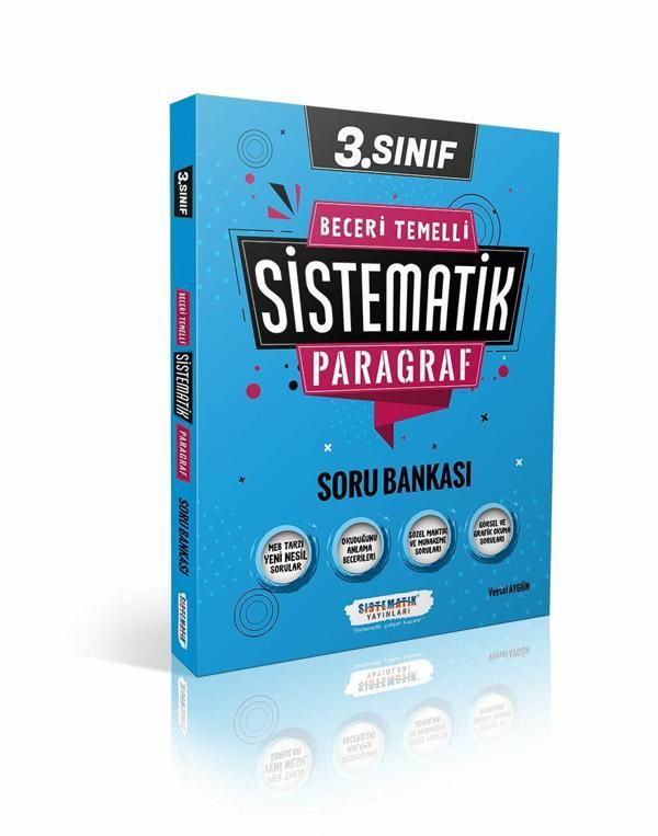 Sistematik 3.Sınıf Beceri Temelli Paragraf Soru Bankası Sistematik Yayınları - Sistem Yayıncılık - Image 1