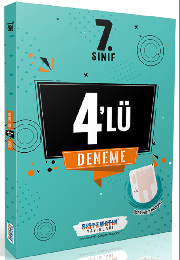 Sistematik 7. Sınıf Tüm Dersler 4 lü Deneme - Sistem Yayıncılık - Image 1