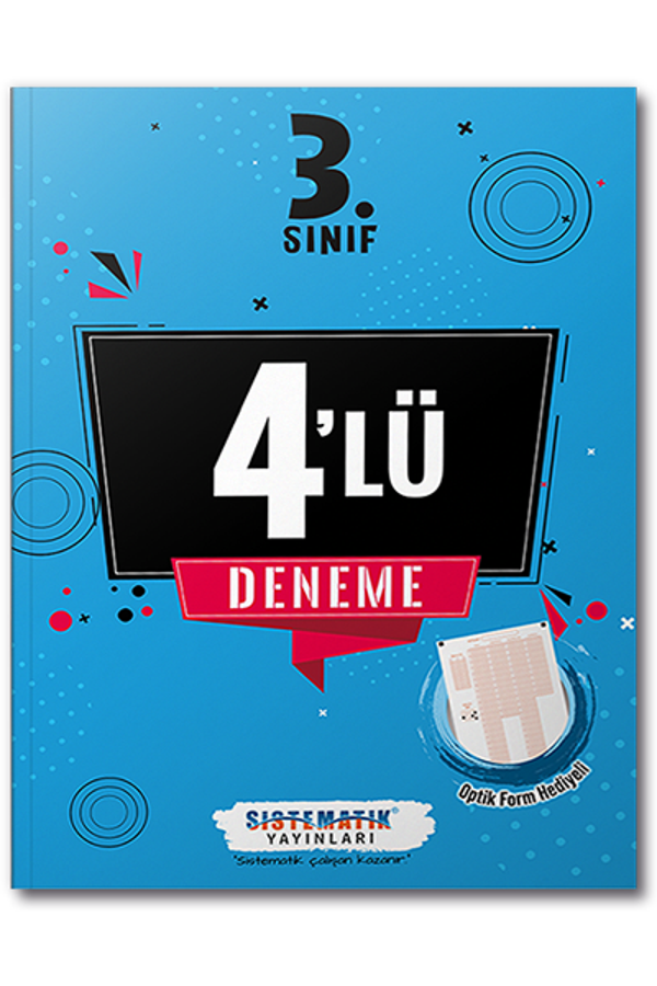 Sistematik Yayınları 3.Sınıf 4 lü Deneme Sınavı - Sistem Yayıncılık - Image 1
