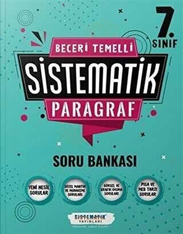 Sistematik Yayınları 7. Sınıf Paragraf Sistematik Soru Bankası - Sistem Yayıncılık - Image 1