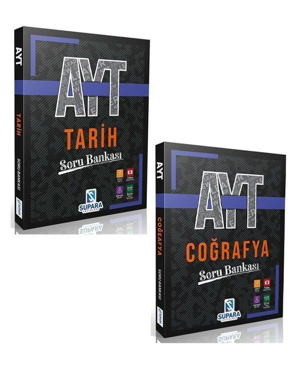 2024 Supara Yayınları AYT Tarih ve Coğrafya Soru Bankası 2 li Set - Supara Yayınları - Image 1