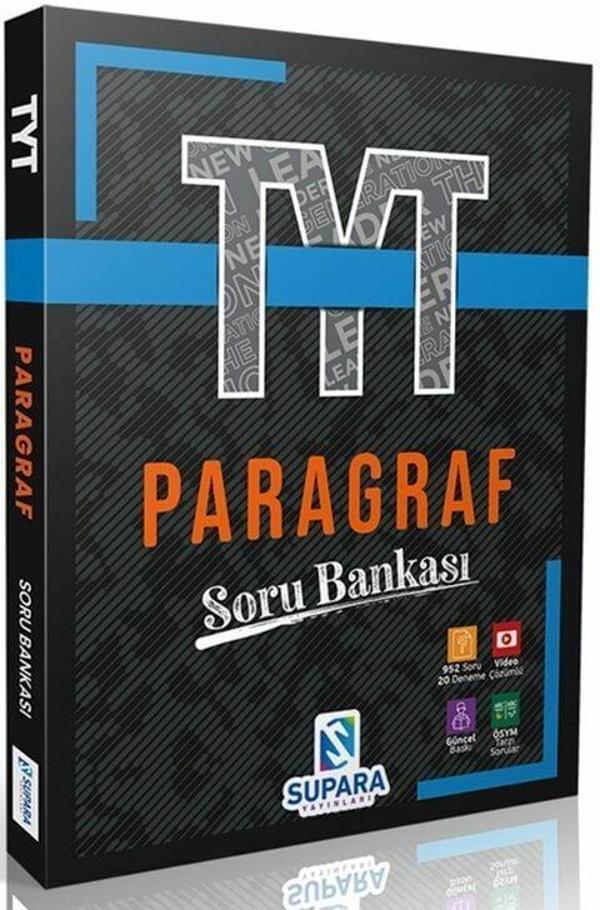 Supara Yayınları TYT Paragraf Soru Bankası - Supara Yayınları - Image 1