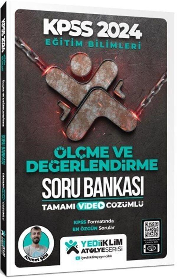 Yediiklim Yayınları 2024 KPSS Eğitim Bilimleri Atölye Serisi Ölçme Ve Değerlendirme Tamamı Video Çözümlü Soru Bankası - Yediiklim Yayınları - Image 1