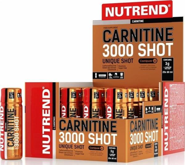 Nutrend L-Carnitine Shot 3000mg 20 Ampül - Image 1